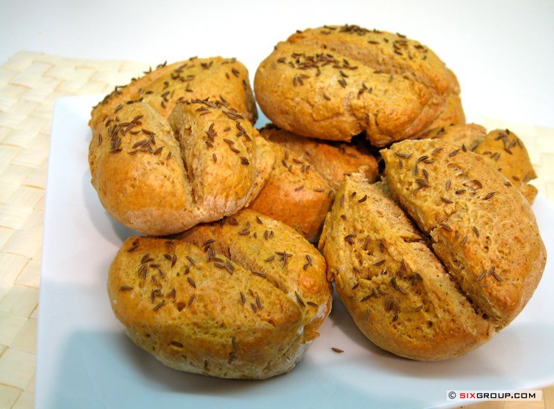 Brote - Quarkbrötchen mit Kümmel - www.backecke.info : Koch- und ...